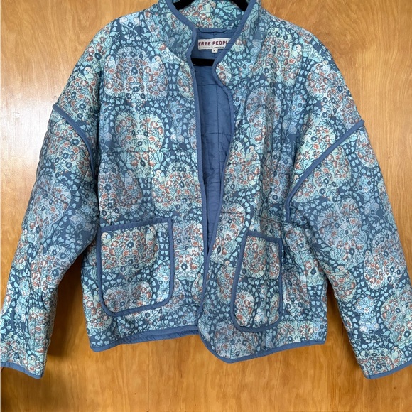 Free People Jackets & Blazers - Free People Chloe Jacket- Quilted Multicolor Patterned Women's Jacket